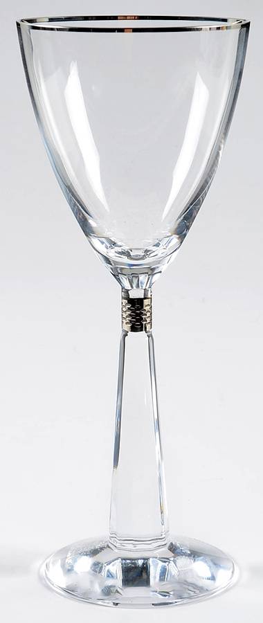 Casanova Platinum Water Goblet by Moser-1