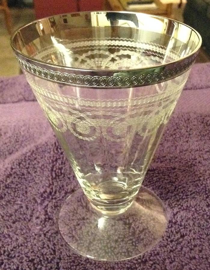 7577-5 Footed Tumbler by Morgantown-1