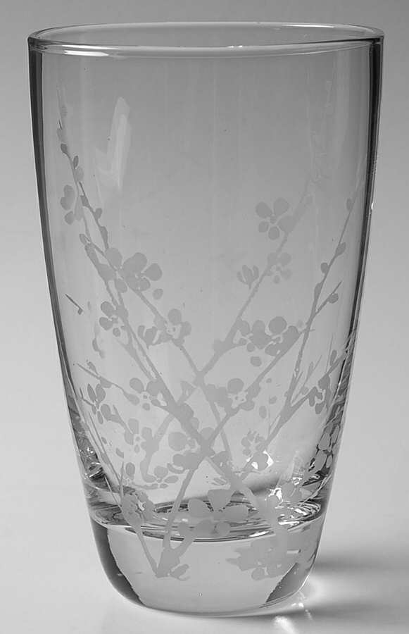 Cherry Blossom Clear Highball Glass by Mikasa-1
