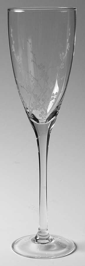 Cherry Blossom Clear Fluted Champagne by Mikasa-1