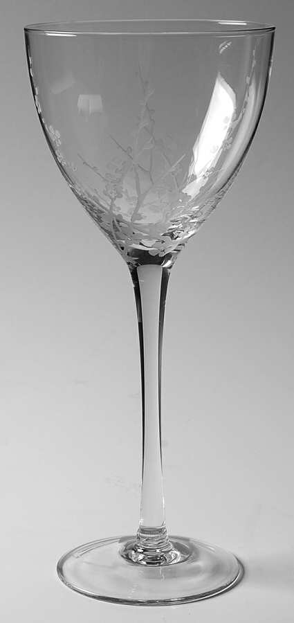 Cherry Blossom Clear Water Goblet by Mikasa-1