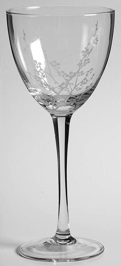 Cherry Blossom Clear Wine by Mikasa-1
