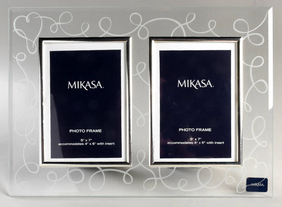 Love Story Frame-Holds 5" X 7" Photo by Mikasa-1