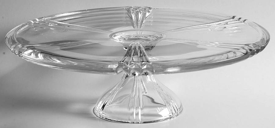 Boulevard 12" Diameter Pedestal Cake Stand No Dome by Mikasa-1