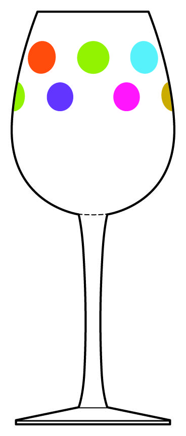 Jazzi Wine Glass by Momo Panache Crystal-1
