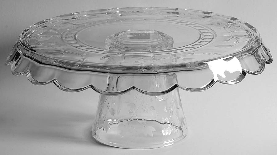 Cottage Lace 12" Diameter Cake Stand/Pedestal by Mikasa-1