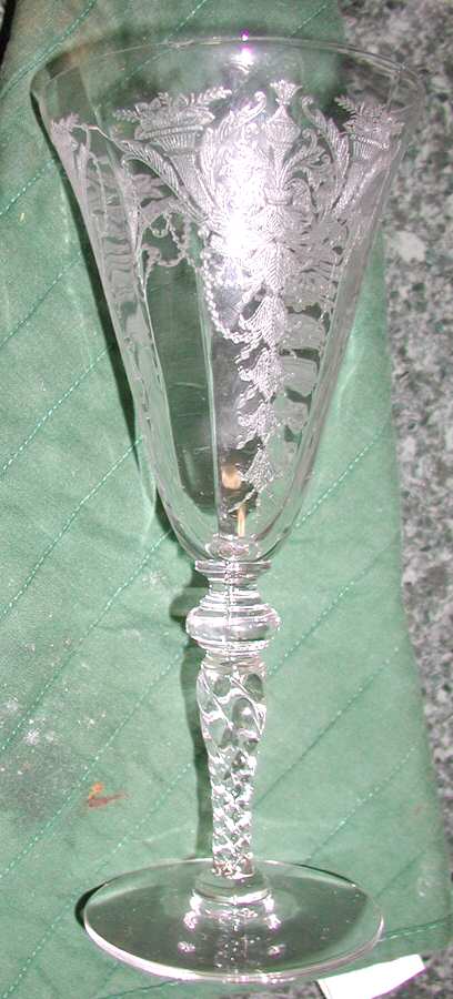 Carlton Marco (No Platinum) Water Goblet by Morgantown-1
