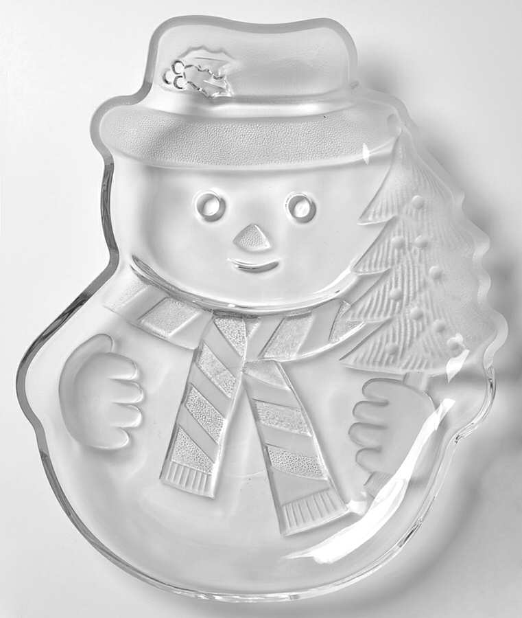 Snowman 12" Oval Platter by Mikasa-1