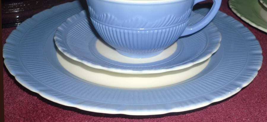 Oxford Blue Dinner Plate by MacBeth-Evans-1