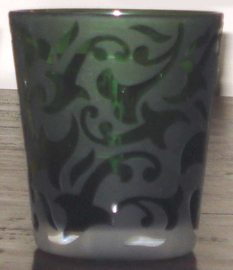 MWC2 (Bulbous Stem) Black Flat Tumbler by Michael Weems-1