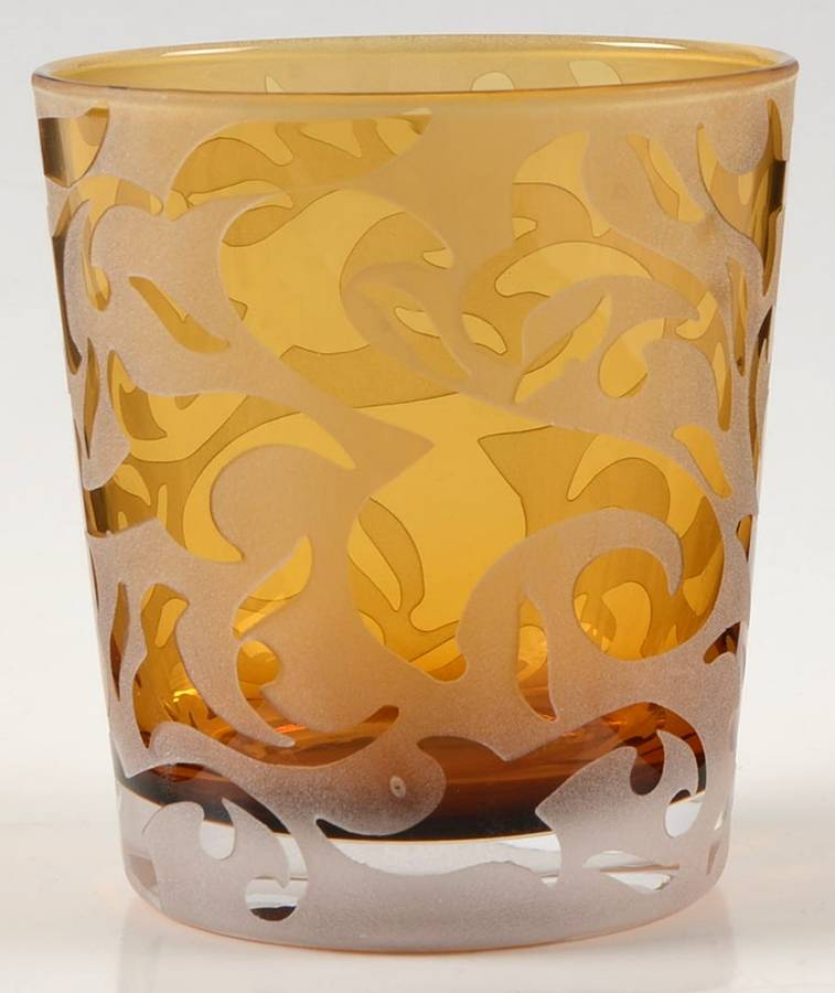 MWC2 (Bulbous Stem) Topaz Flat Tumbler by Michael Weems-1