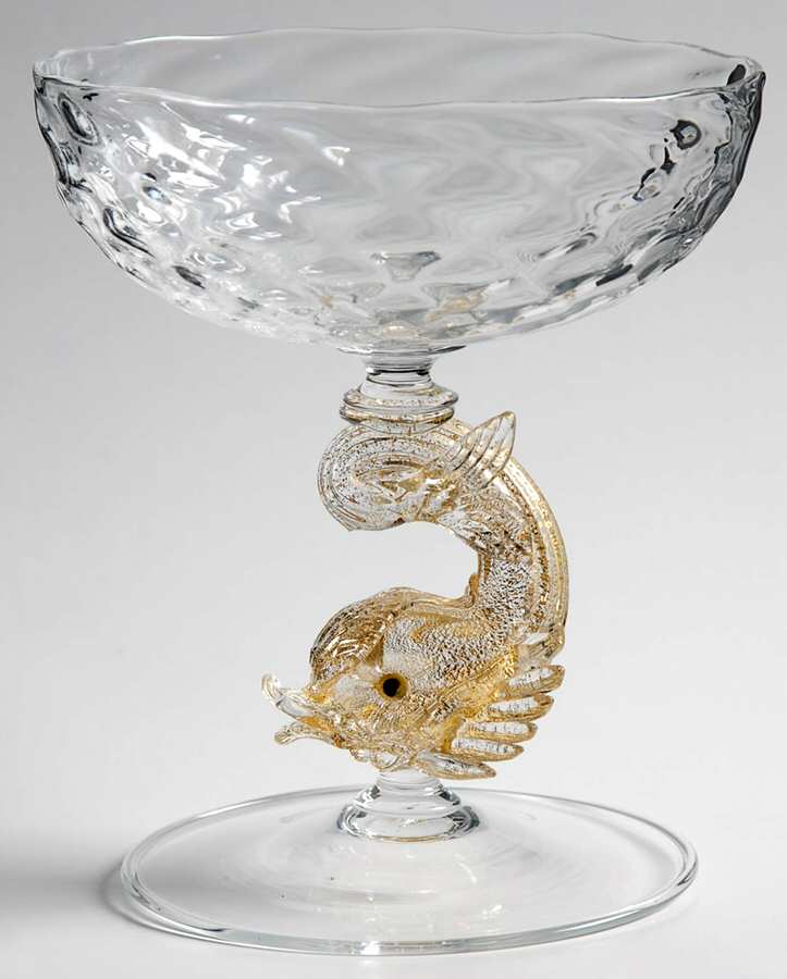 MUR13 Champagne/Tall Sherbet by Murano Glass-1