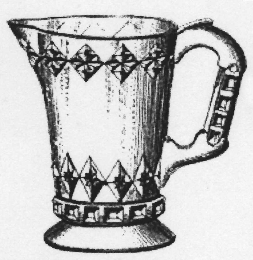 Home Clear Footed Creamer by McKee-1