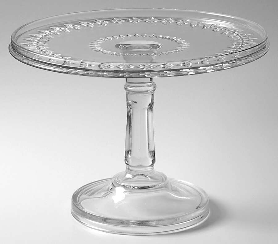 Home Clear Round Cake Stand by McKee-1