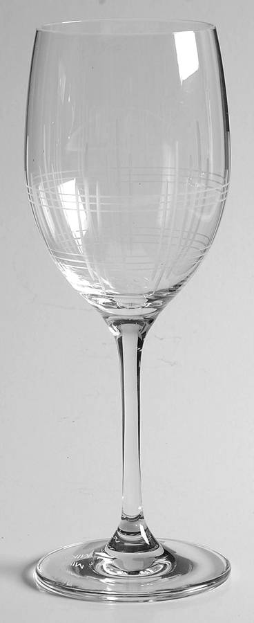 Mod Plaid Wine Glass by Mikasa-1