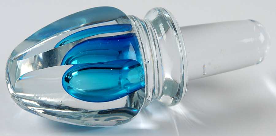 Rockswirl Turquoise Stopper for Decanter by Mikasa-1