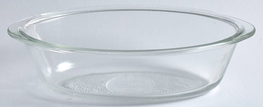 Glasbake 1 Quart Round Casserole No Lid by McKee-1