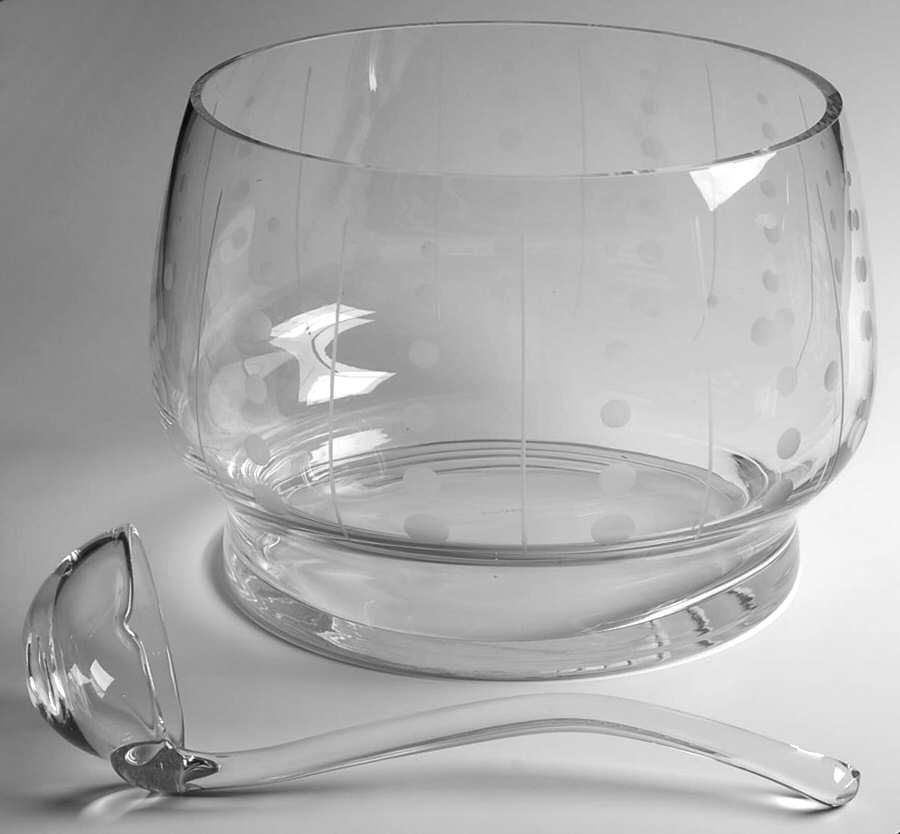 Cheers Selections Punch Bowl with Ladle by Mikasa-1