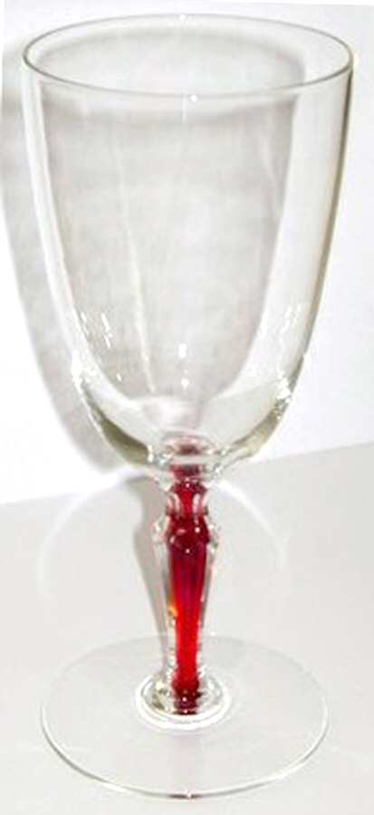 Mystic Red (Spanish) Water Goblet by Morgantown-1