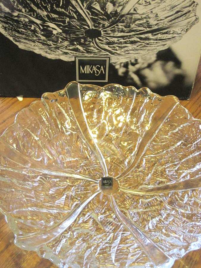 Ice Flower Centerpiece Platter by Mikasa-1