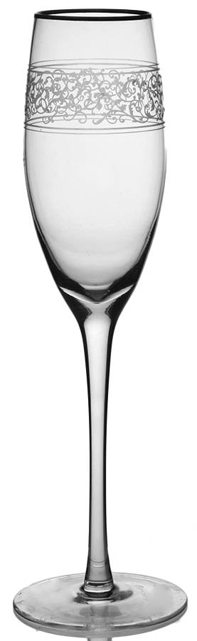 Parchment Platinum Fluted Champagne by Mikasa-1