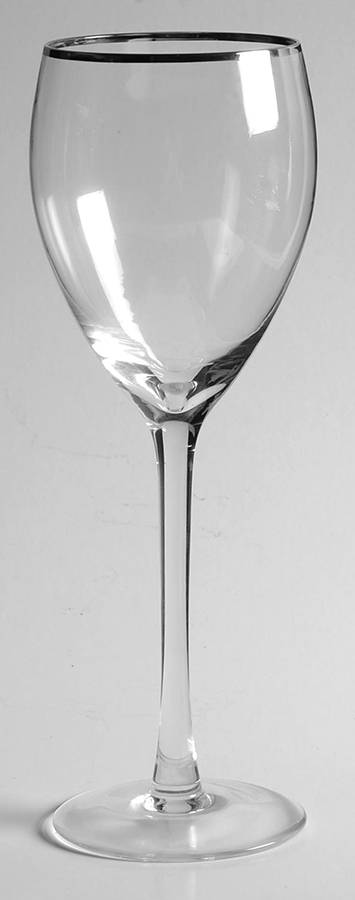 Cameo Platinum Water Goblet by Mikasa-1