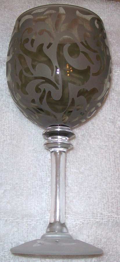 Elise Charcoal (Wafer Stem) Balloon Wine by Michael Weems-1