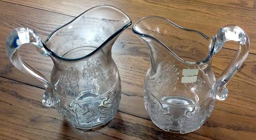 Pressed Leaf Pitcher by McKee-1