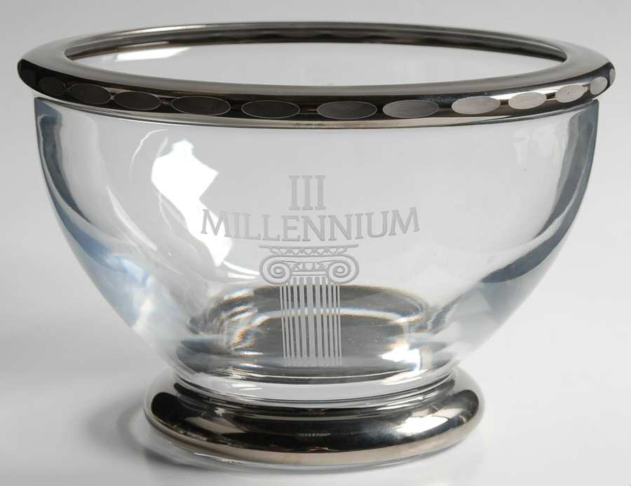 Platinum Millennium 8" Round Bowl by Mikasa-1