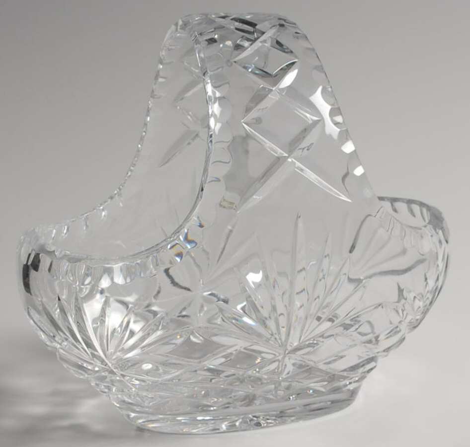 Savannah 7" Oval Basket by Macryl Crystal-1
