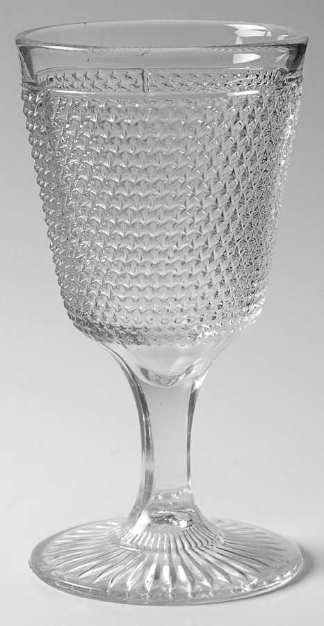 Star Rosetted Water Goblet by McKee-1