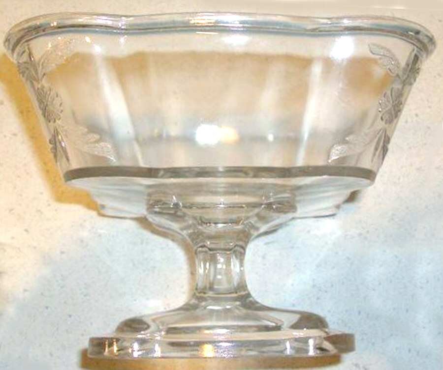 Flower and Quill Compote No Lid by McKee-1