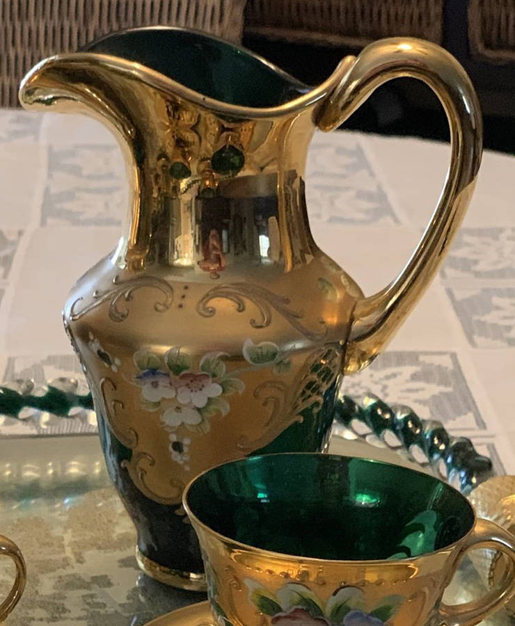 MUR14 Child's Creamer by Murano Glass-1