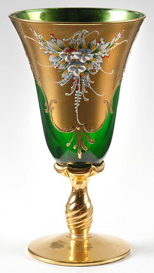 MUR14 Water Goblet by Murano Glass-1