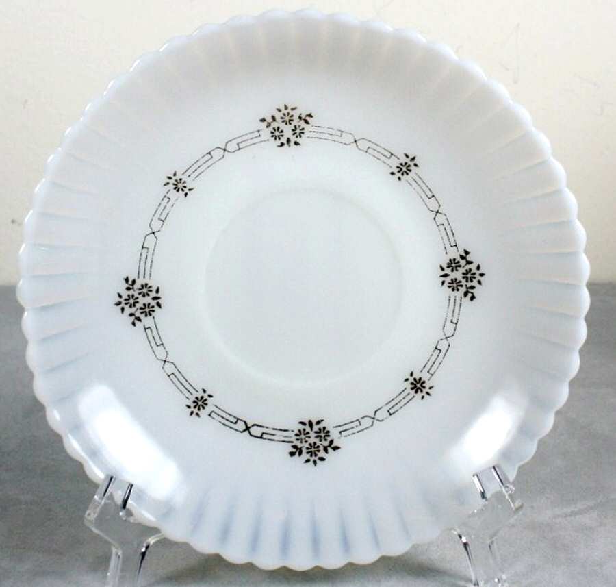 Coronet Saucer Only by MacBeth-Evans-1