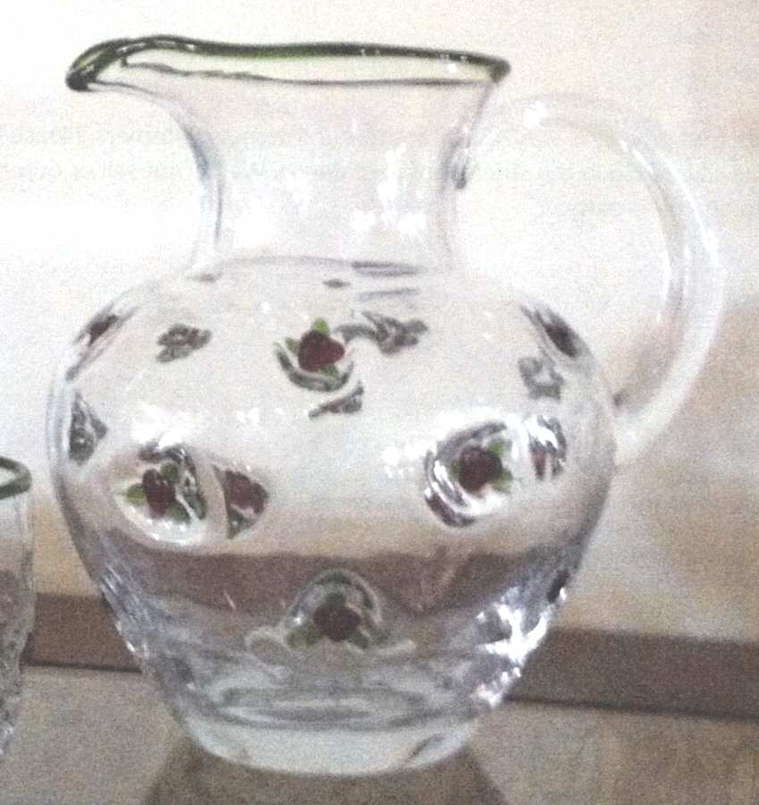 Rose Pitcher by MacKenzie-Childs-1