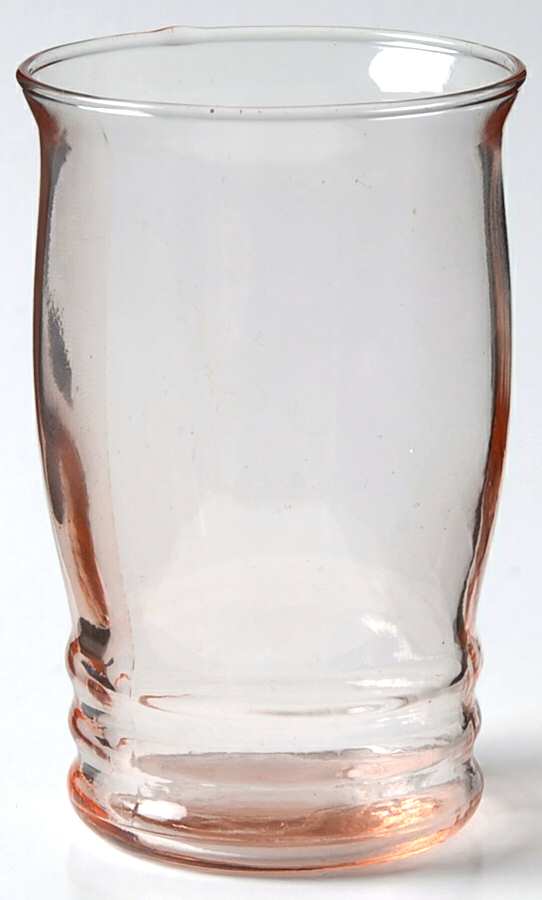 7516-7517 Pink Juice Glass by MacBeth-Evans-1