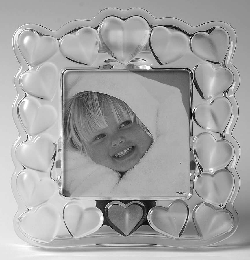 Heart To Heart Frame-Holds 4 1/4" X 4 1/4" Photo by Mikasa-1