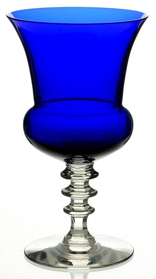 Ramona Blue (Cobalt) Water Goblet by Morgantown-1