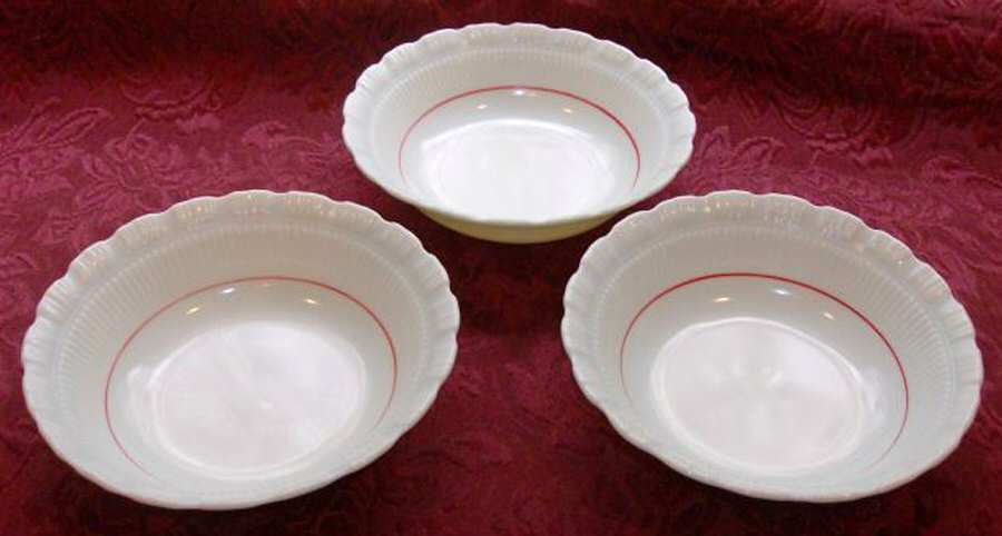Oxford Red Band Small Fruit Dessert Bowl by MacBeth-Evans-1