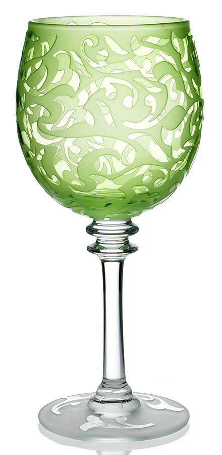 Elise Green (Wafer Stem) Balloon Wine by Michael Weems-1