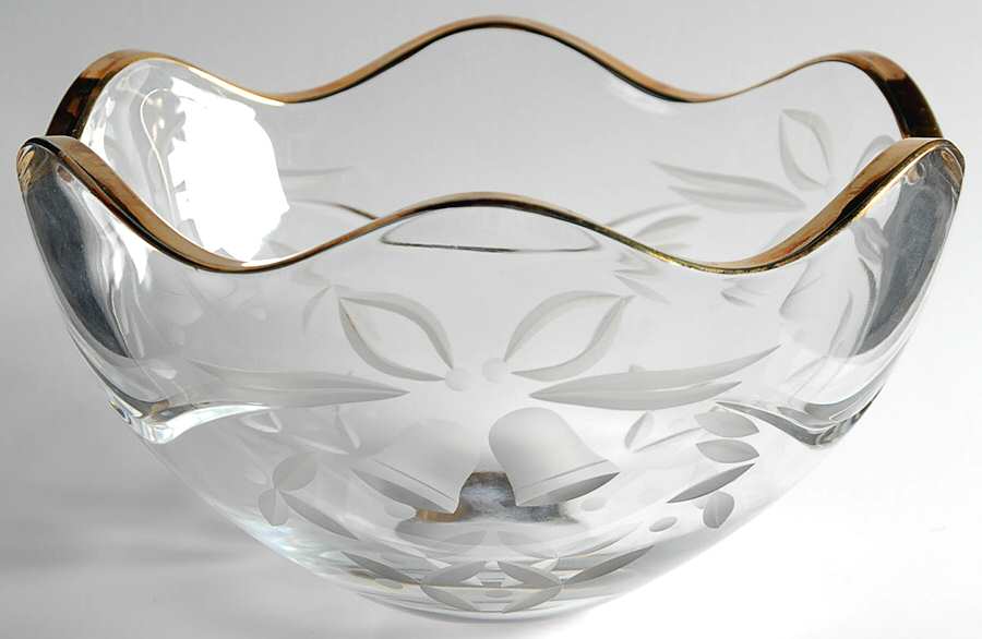 Golden Wedding Bells 9" Round Bowl by Mikasa-1