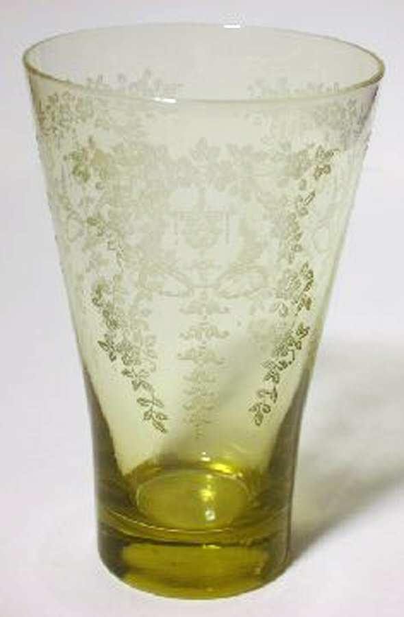 Mikado Yellow (Line 9001) Flat Tumbler by Morgantown-1