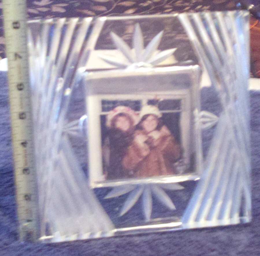 Charade Frame-Holds 4" X 4" Photo by Mikasa-1