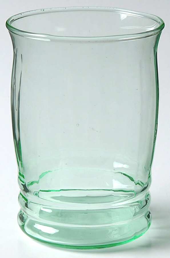 7516-7517 Green 9 Oz Flat Tumbler by MacBeth-Evans-1
