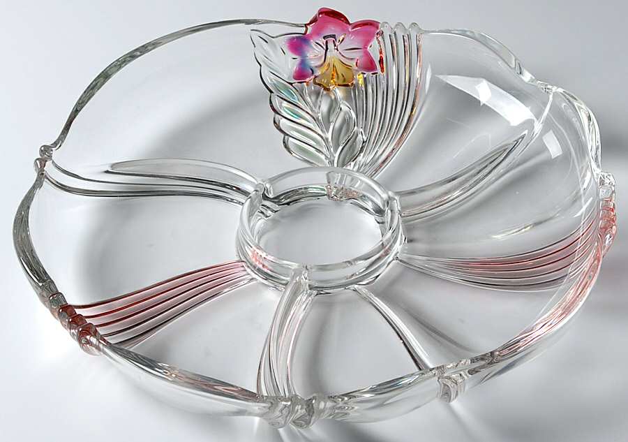 Royal Orchid 12" Round 4 Part Relish by Mikasa-1