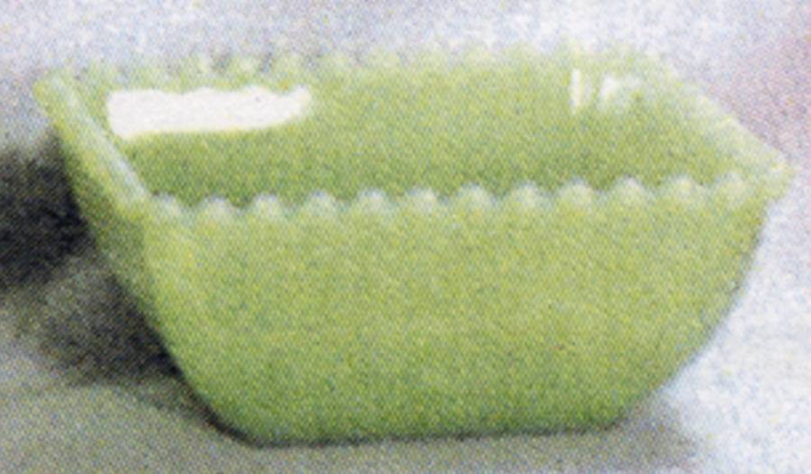 Candlewick Jade Ite Square Bowl by Mosser (Ohio)-1