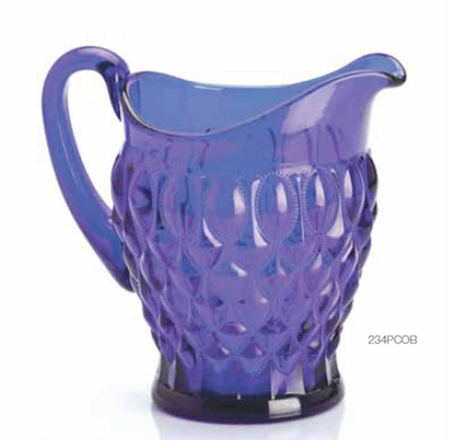 Elizabeth Cobalt Blue Large Pitcher by Mosser (Ohio)-1