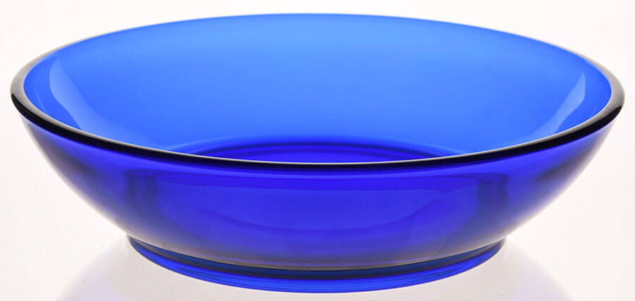 Cobalt Blue Cereal Bowl by Mosser (Ohio)-1