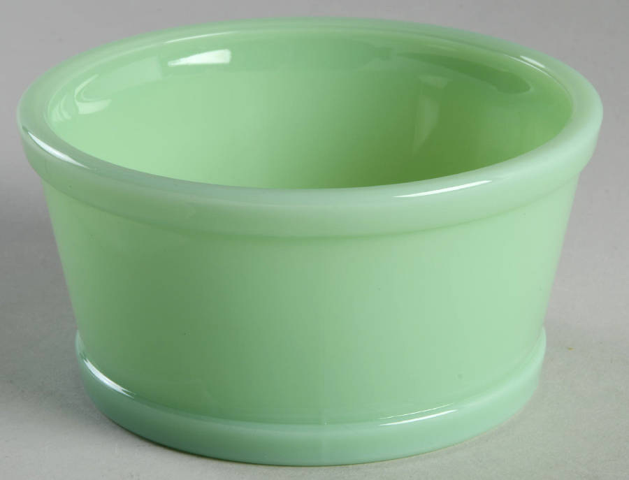 Jadeite Butter Tub No Lid by Mosser (Ohio)-1